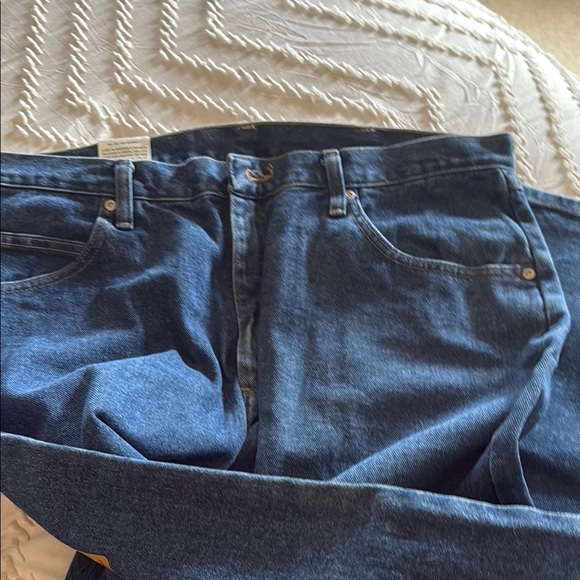 Men’s Wrangler Blue Relaxed Fit Jeans Classic Style 38x32 NWT - Picture 5 of 12